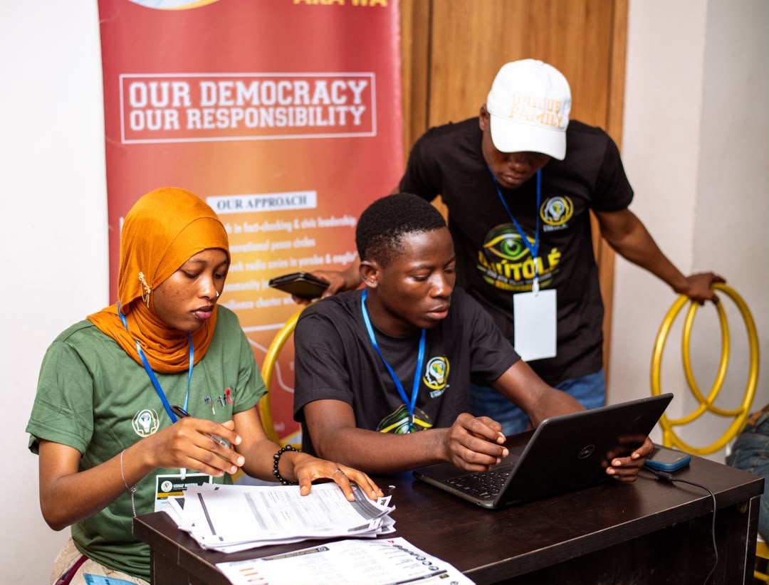 Verification team processing citizen reports