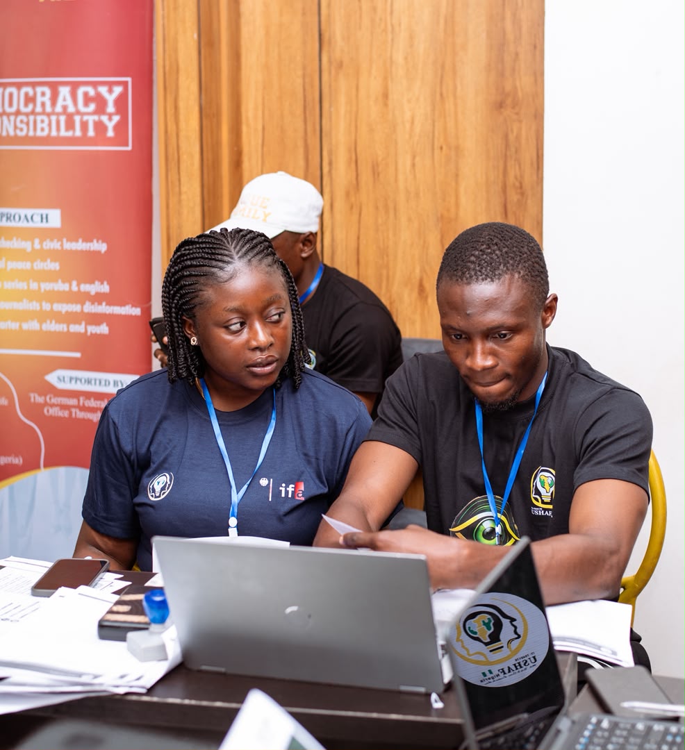 Verifiers cross-checking a report